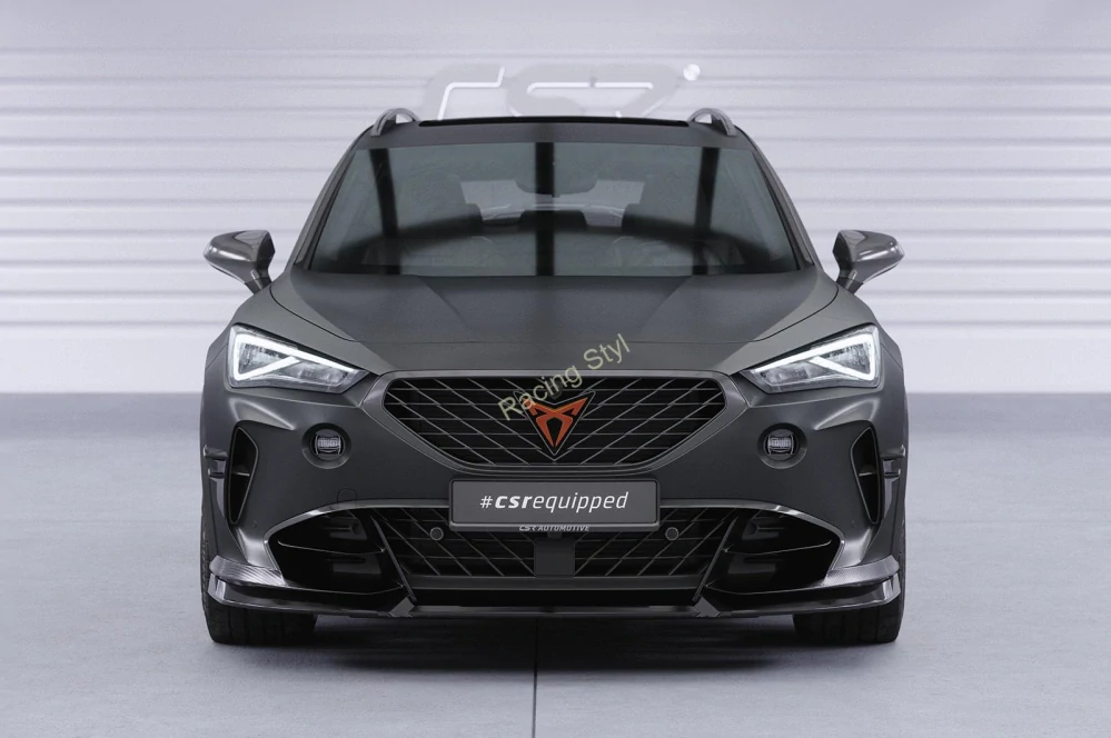 Cupra Formentor boční spoilery na přední nárazník Glossy Black CSR Lesk.