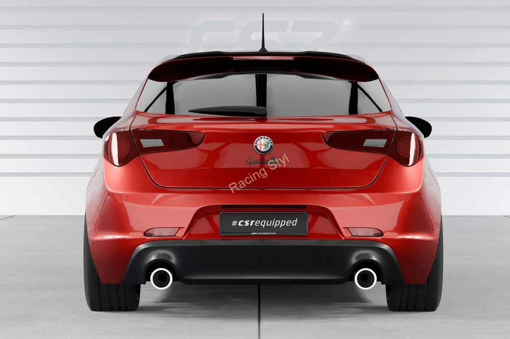 Alfa Romeo Giulietta typ 940 spoiler nad zadní okno Glossy Black CSR Lesk.