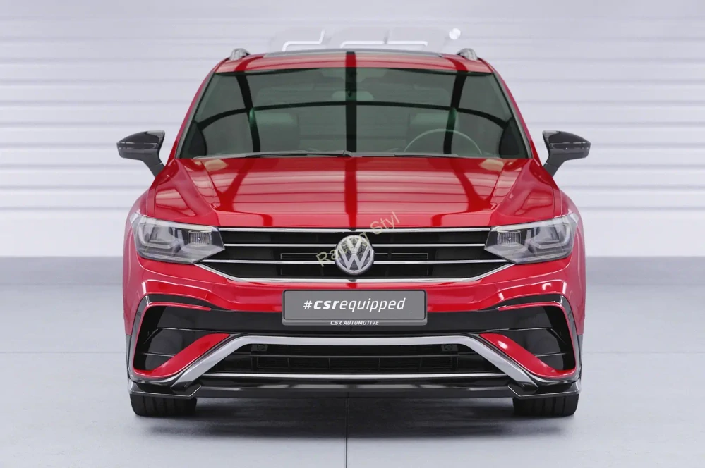 VW Tiguan 2 typ AD Facelift Allspace přední spoiler lip CSR