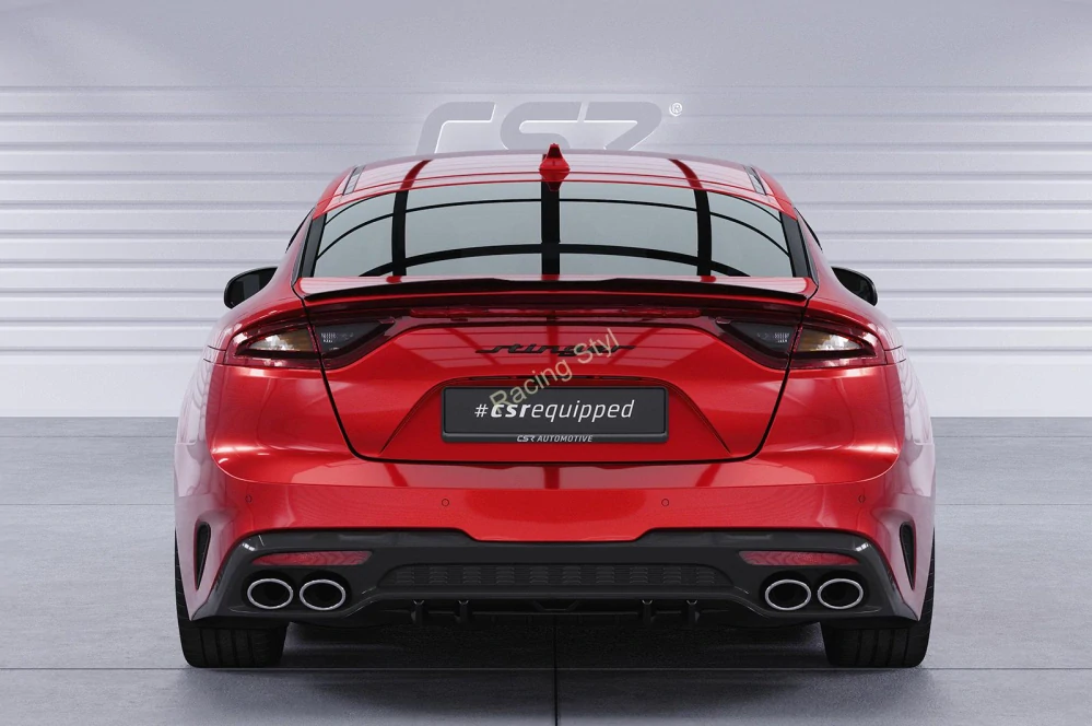 Kia Stinger GT spoiler na zadní nárazník difuzor CSR Matt.