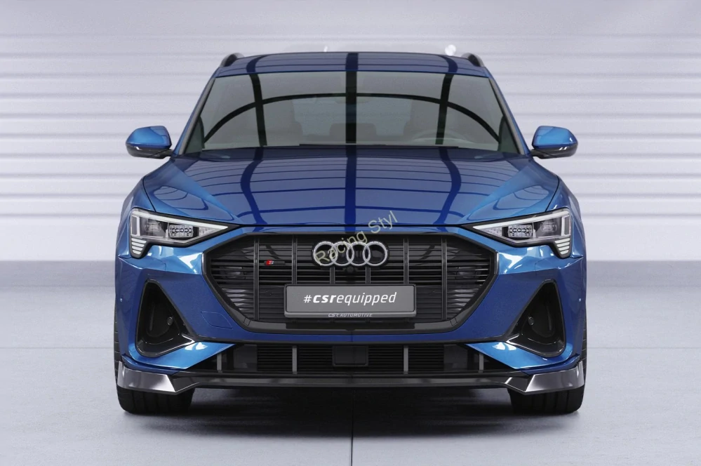 Audi e-tron GE přední spoiler lip Glossy Black CSR Lesk.
