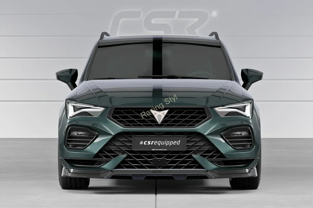Cupra Ateca typ 5FP, KH7 Facelift přední spoiler lip CSR Matt.