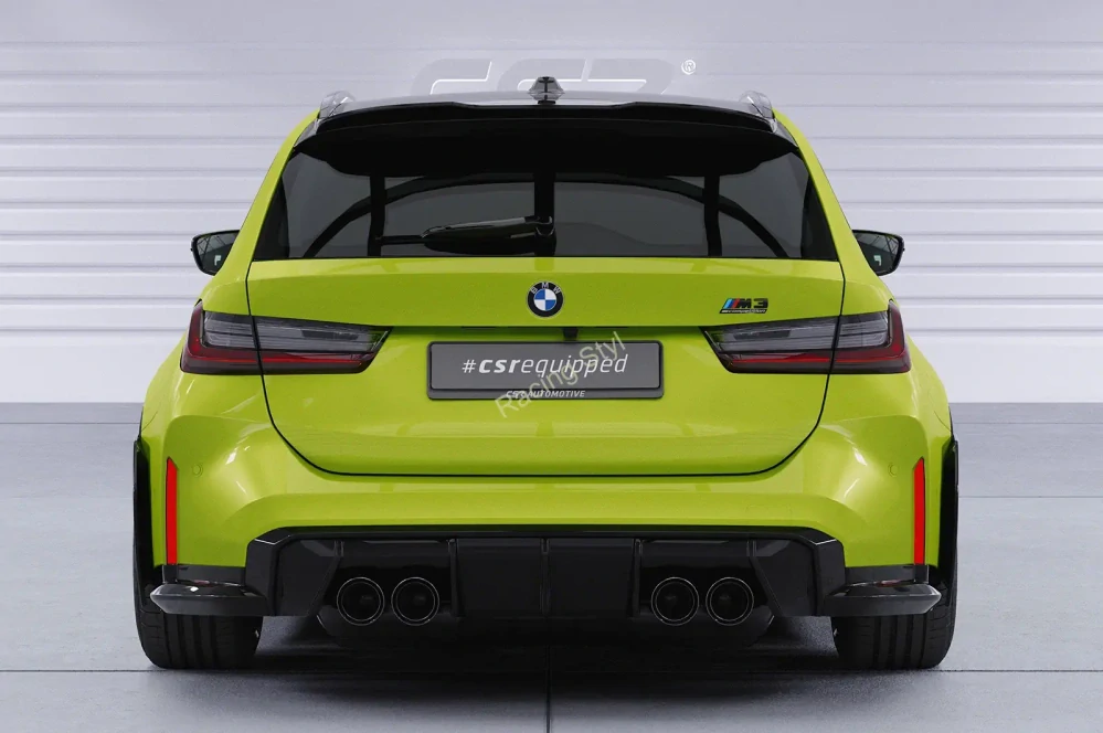 BMW M3 G81 Touring boční aero panely Glossy Black CSR Lesk.