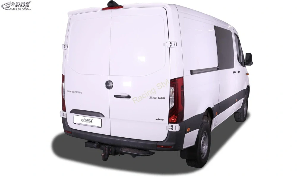 Mercedes Sprinter H1/ VW Crafter H1 střešní spoiler pro křídlové dveře RDX