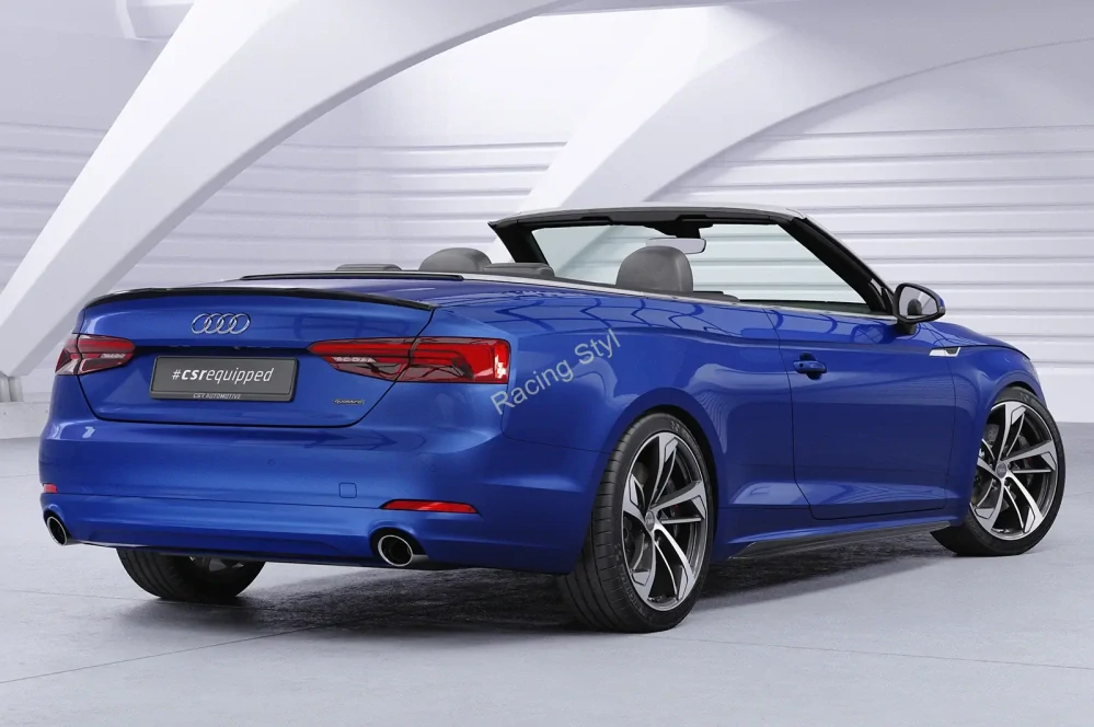 Audi A5 F5 nástavce na boční prahy Glossy Black CSR Lesk