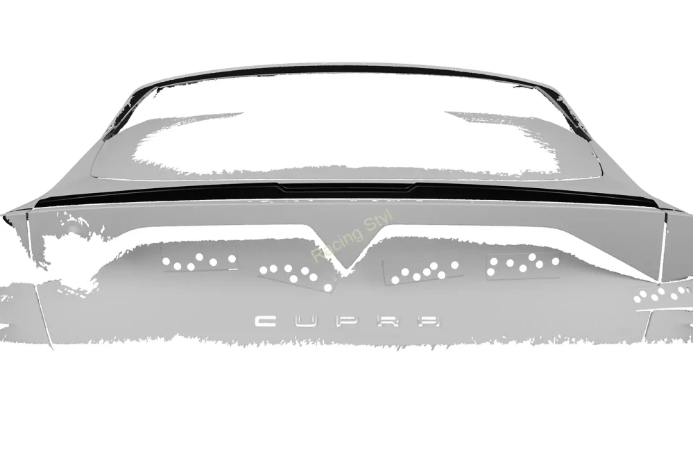 Cupra Formentor spoiler pod zadní okno Glossy Black CSR Lesk