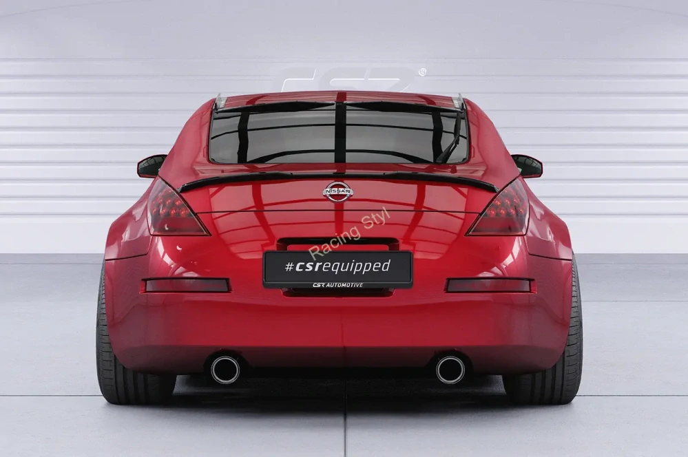 Nissan 350Z (Z33) Coupe děleny spoiler na zadní okno Glossy Black CSR Lesk