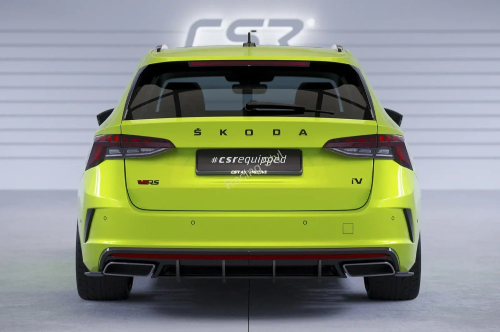 Škoda Octavia 4 RS Combi boční spoilery na zadní nárazník CSR
