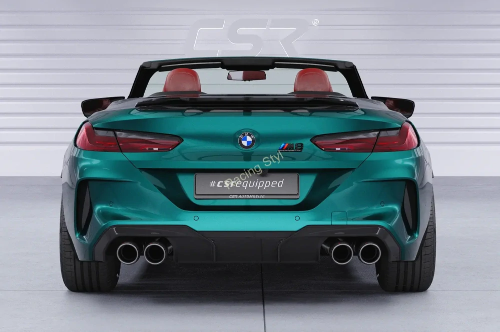 BMW 8/ M8 G14/ F91 Cabrio spoiler na víko kufru Glossy Black CSR Lesk