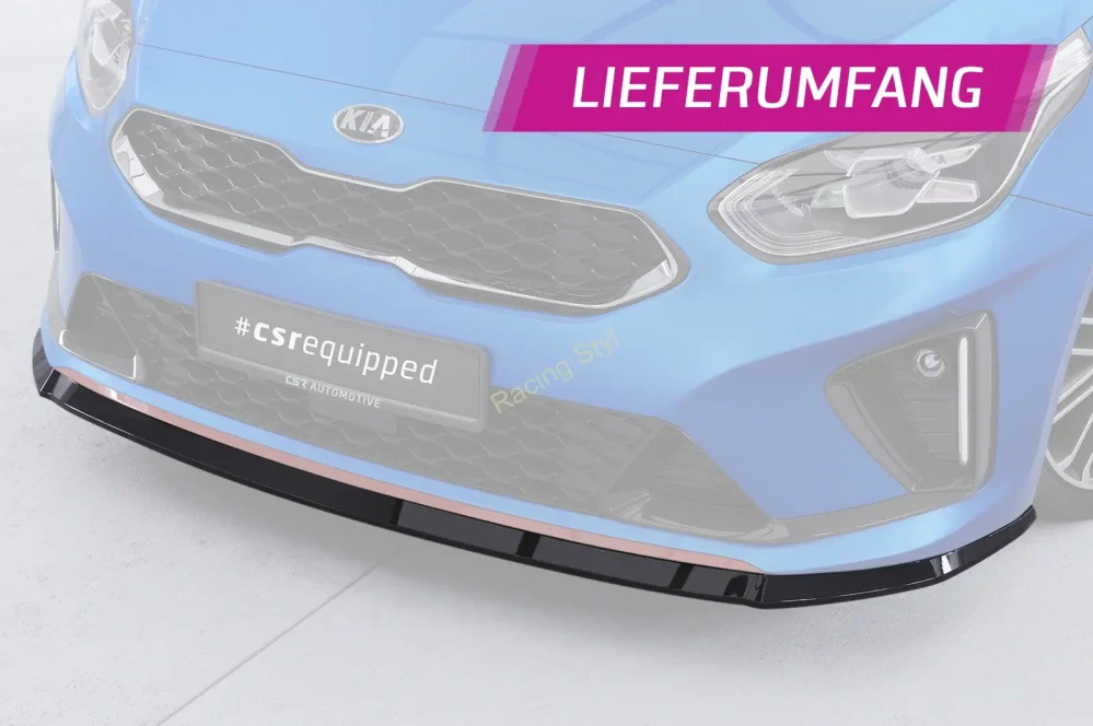 Kia Ceed/ ProCeed (CD) GT přední spoiler lipa Glossy Black CSR Lesk