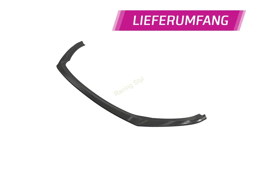 Škoda Octavia 4 přední spoiler lip Glossy Black CSR Lesk.