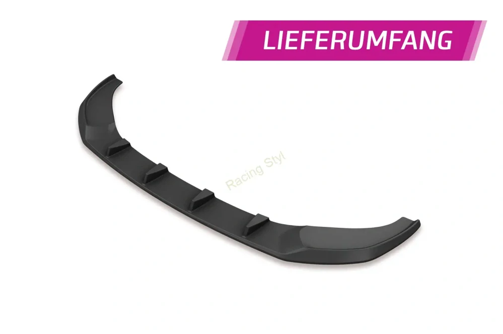 Audi A6 C8 4K S-Line/ S6 C8 4K přední spoiler lip Glossy Black CSR Lesk.