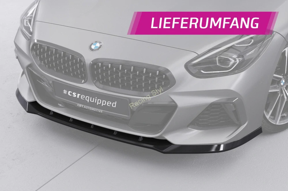BMW Z4 G29 M-Paket/M40i přední spoiler lip Glossy Black CSR Lesk