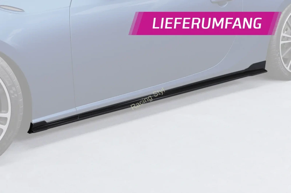 Toyota GT86 ZN6 boční prahy Glossy Black CSR Lesk