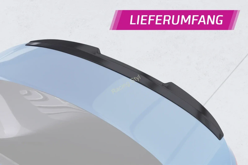 Audi A4 B9 8W Sedan spoiler na víko kufru Glossy Black CSR Leskl