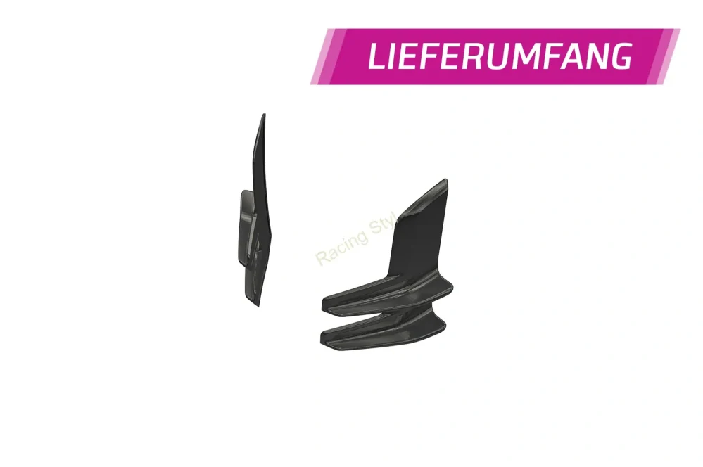 Audi R8 (4S) boční křidélka na nárazník Glossy Black CSR Lesk