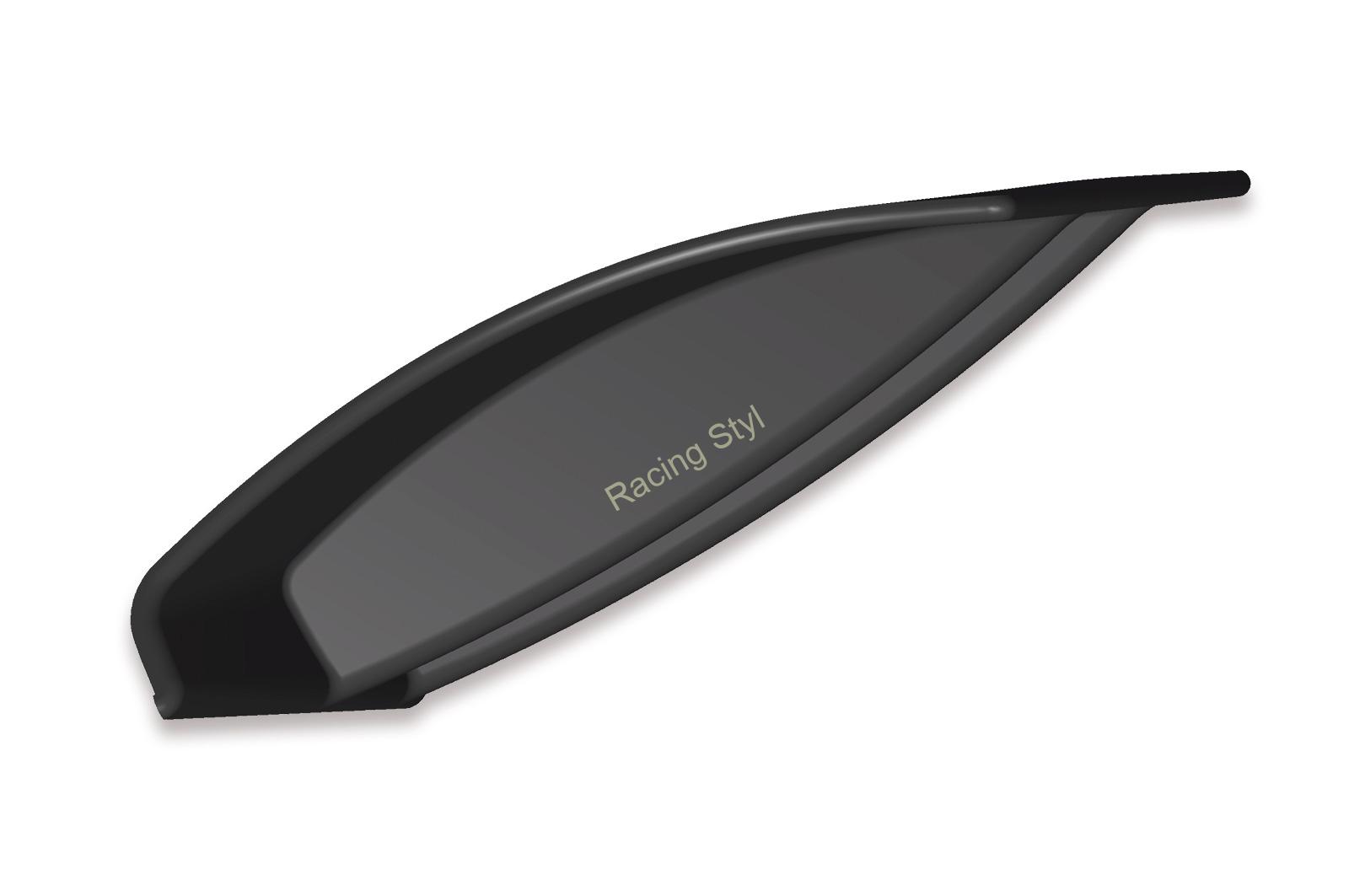 VW Passat B7 3C Variant spoiler na zadní nárazník Glossy Black CSR Lesklý