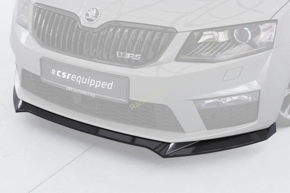 Škoda Octavia 3 5E RS přední spoiler lip Glossy Black CSR Lesk