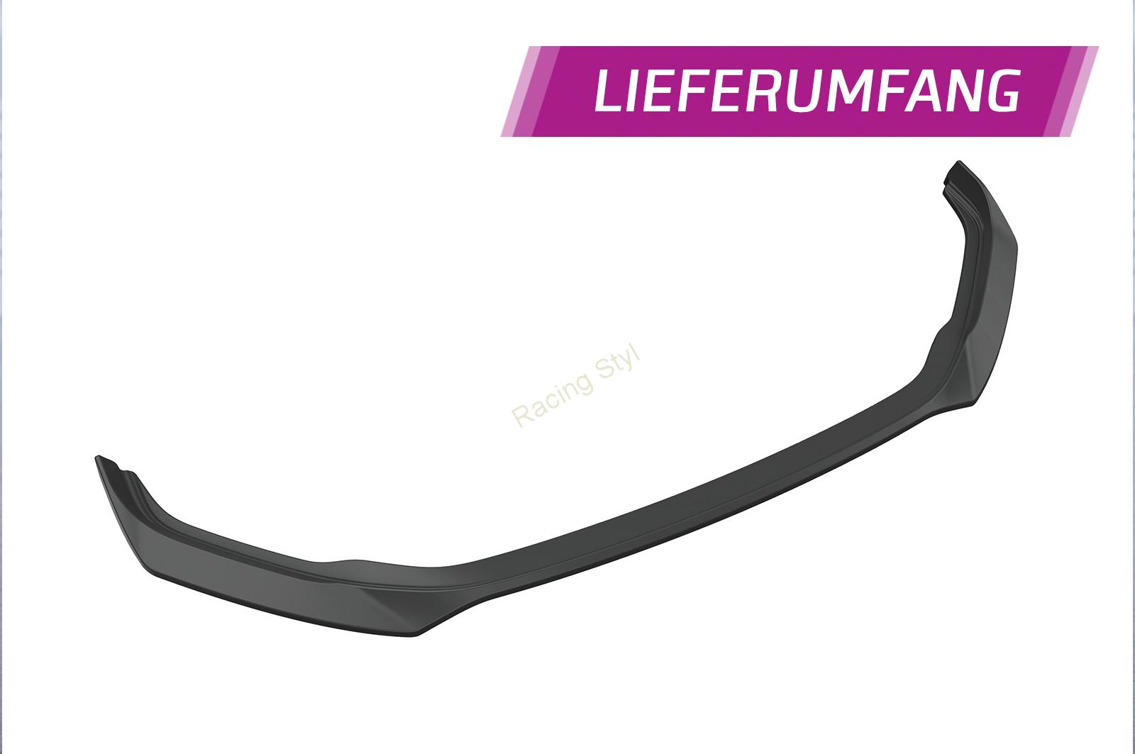 VW Arteon R-Line přední spoiler lip Glossy Black CSR Lesk