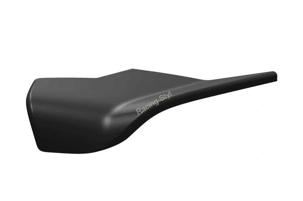 VW T6 / T6.1 Bus střešní spoiler na zadní dveře Glossy Black CSR Lesk.