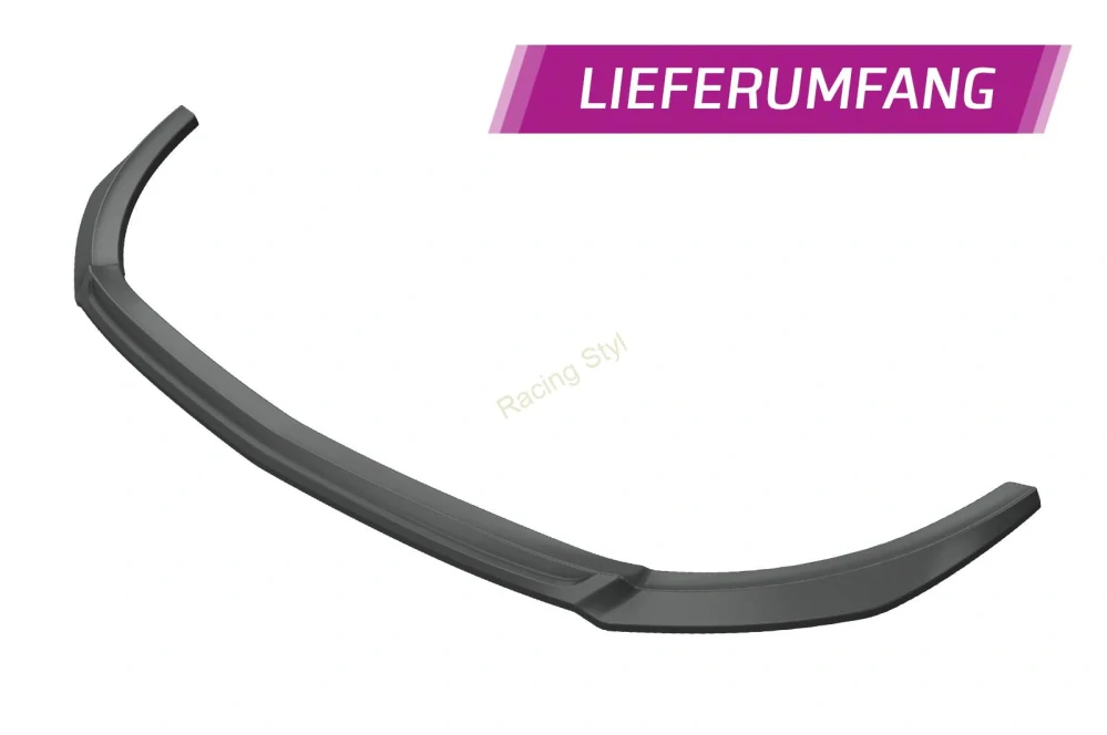 Mercedes Benz V-Class 447 přední spoiler lipa Glossy Black CSR Lesk.