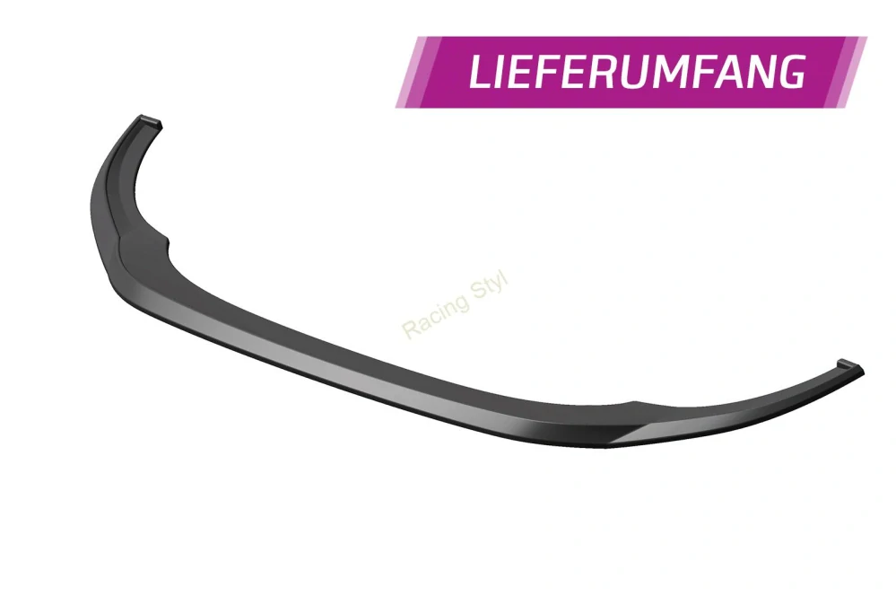 VW Golf 8 typ CD přední spoiler lipa Glossy Black CSR Lesk.