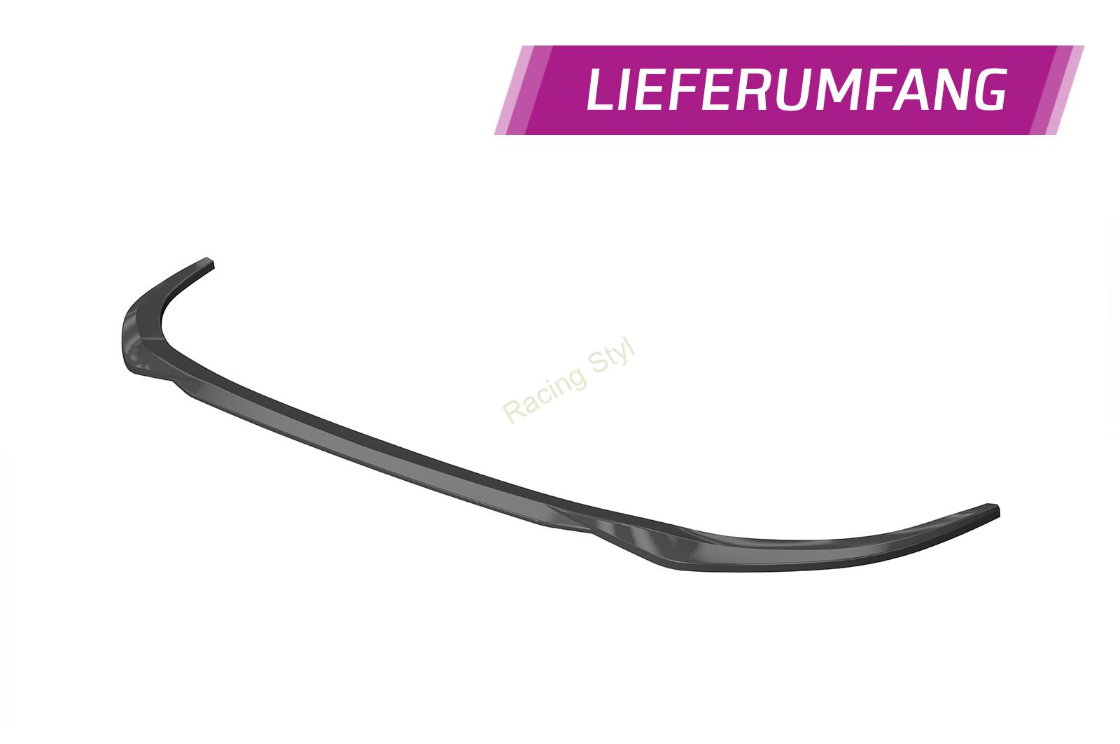 VW Golf 8 (typ CD) GTI Clubsport přední spoiler lipa Glossy Black CSR Lesk