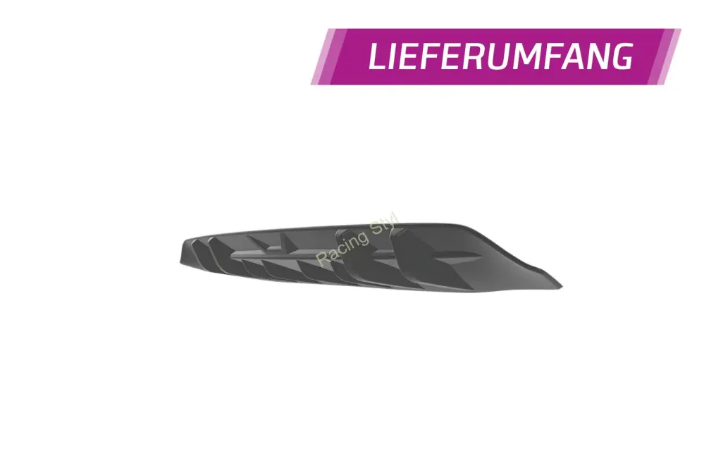 Kia Stinger GT spoiler na zadní nárazník Glossy Black CSR Lesk.