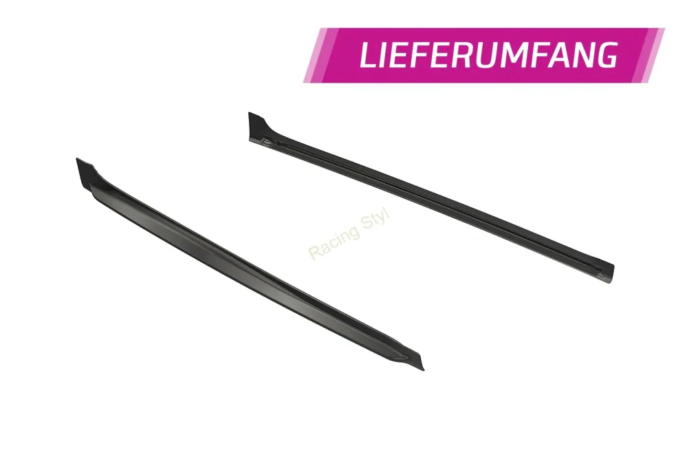 Škoda Octavia 4 nástavce na boční prahy Glossy Black CSR Lesk.