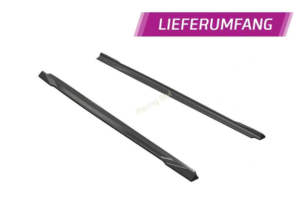 Toyota Yaris 4 (XP21) nástavce na boční prahy Glossy Black CSR Lesk