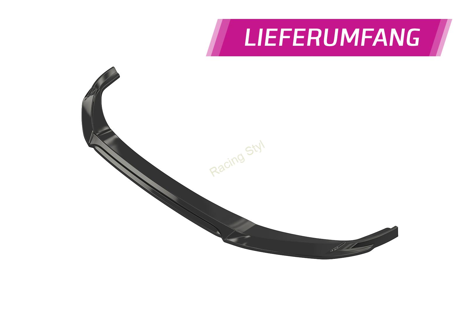 Hyundai Tucson 4 (NX4) N-Line přední spoiler lipa Glossy Black CSR Lesk.