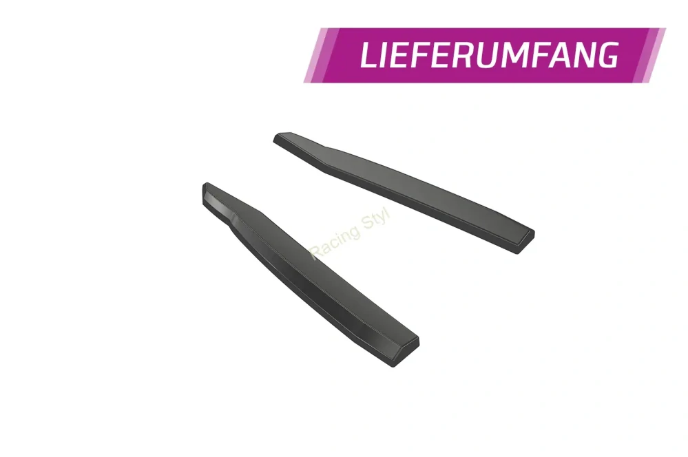 Škoda Octavia 4 RS/ RS Plus boční spoilery na zadní nárazník Glossy Black CSR Lesk.