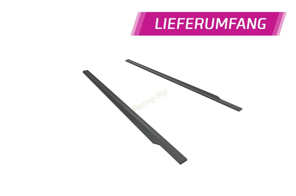 Hyundai I20 (BC3) N/ N-Line nástavce na boční prahy Glossy Black CSR Lesk.