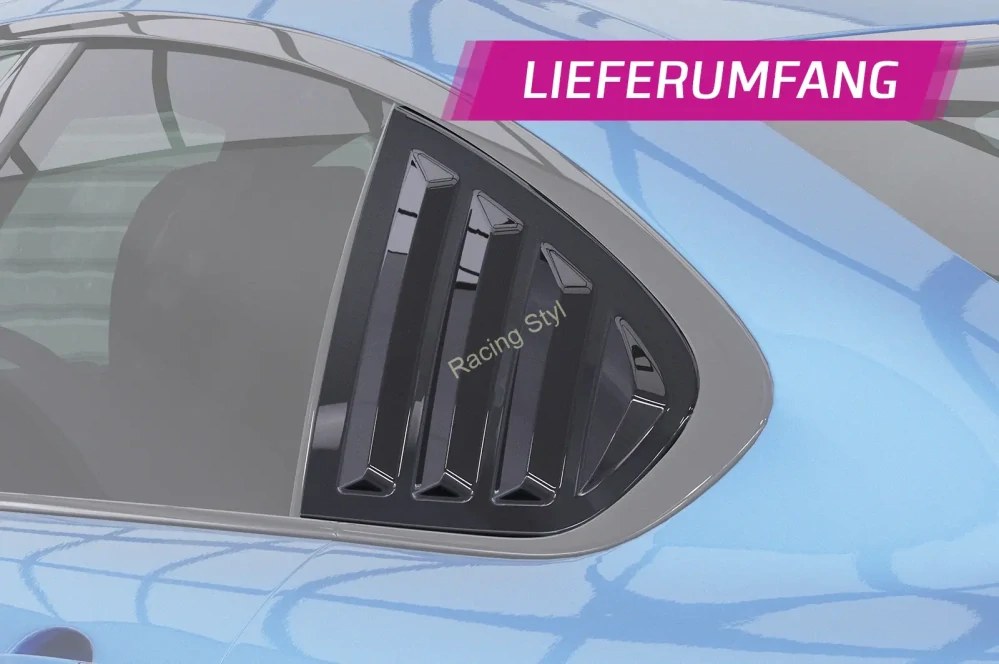 Boční kryty oken Glossy Black pro BMW 4 F36 Gran Coupe