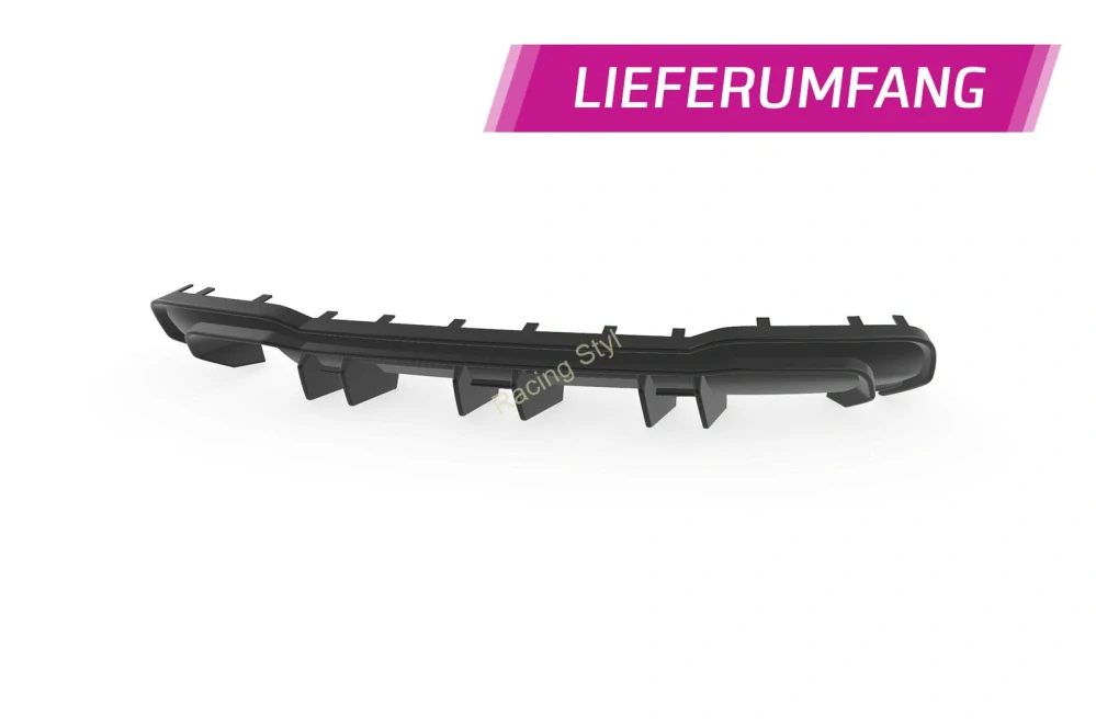 Audi A3 S-Line 8V Sedan/ Cabrio spoiler na zadní nárazník Glossy Black CSR Lesk.