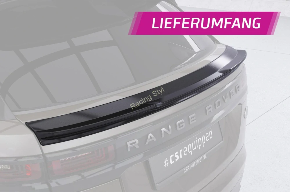 Land Rover Range Rover Velar spoiler pod zadní okno Glossy Black CSR Lesk.