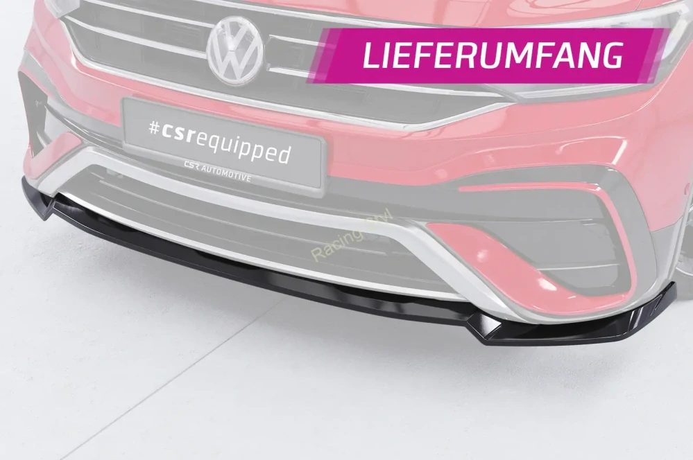 VW Tiguan 2 typ AD Facelift Allspace přední spoiler lip CSR