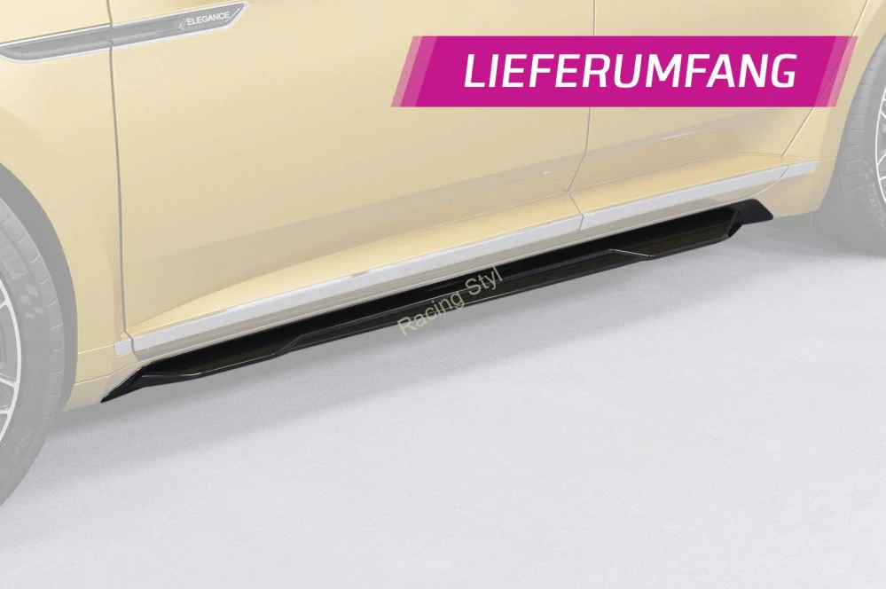 VW Arteon typ 3H nástavce na boční prahy CSR Matt.