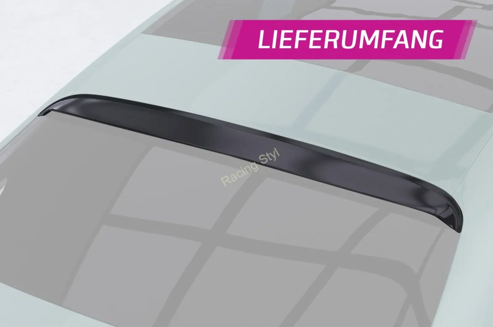 Mercedes Benz E W214 Sedan spoiler kryt na zadní okno Glossy Black CSR Lesk.