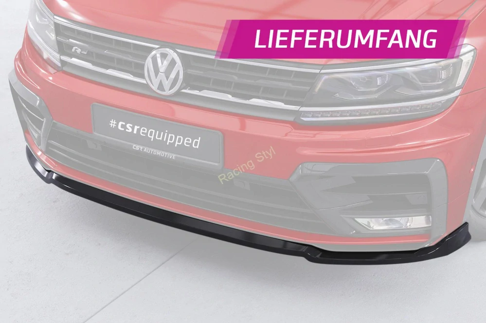 VW Tiguan II typ AD1 R-Line přední spoiler lip CSR