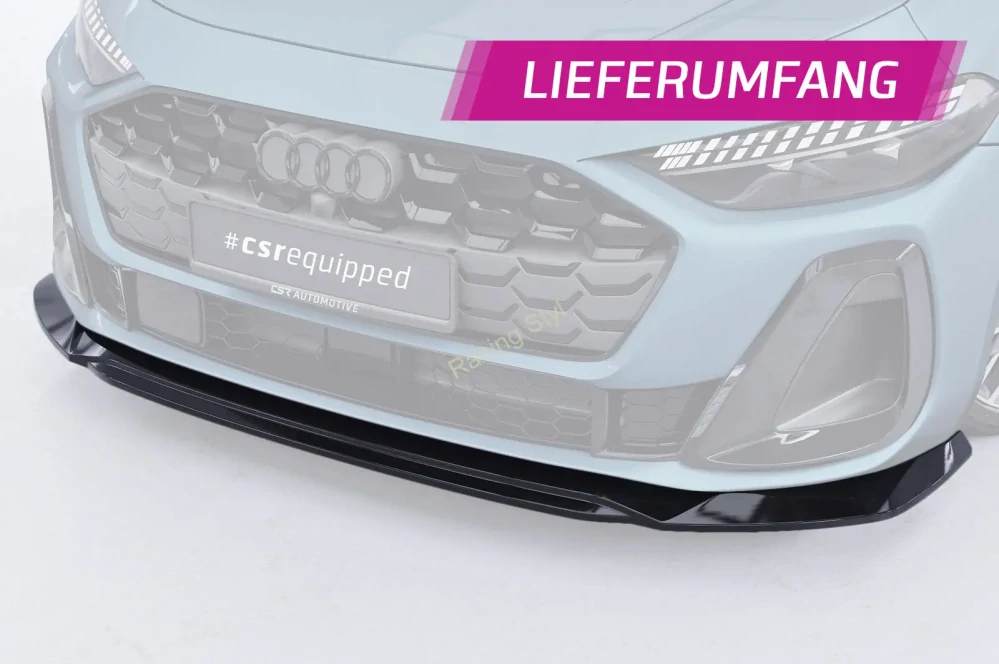 Audi A5 S-Line/ S5 B10 typ FU přední spoiler lip Glossy Black CSR Lesk