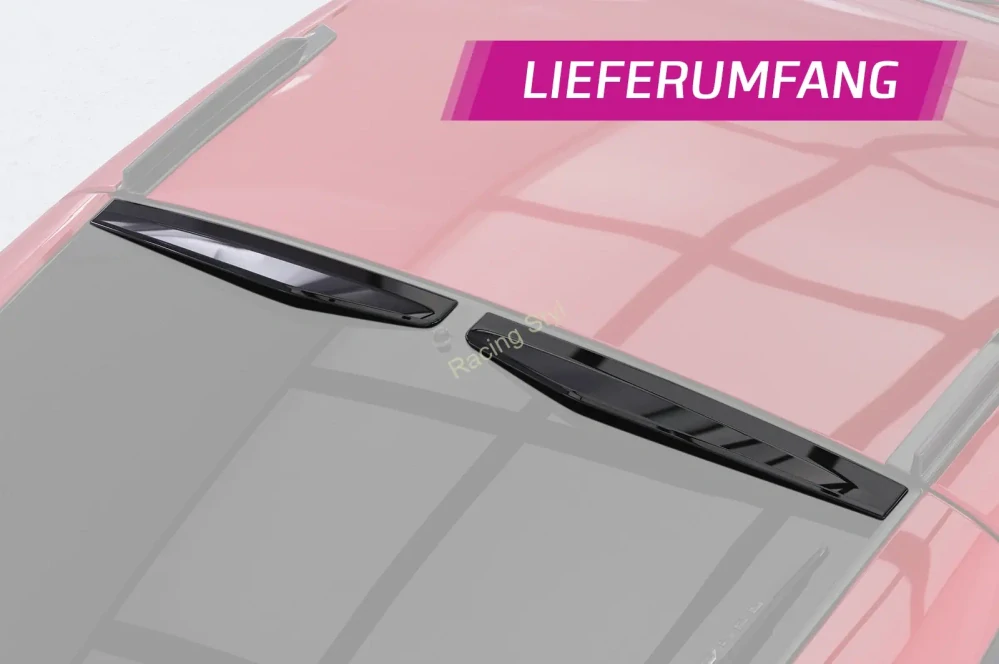 Nissan 350Z (Z33) Coupe děleny spoiler na zadní okno Glossy Black CSR Lesk