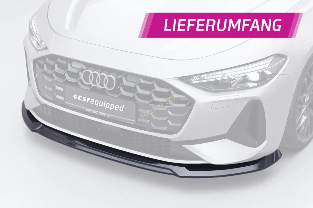 Audi A5 B10 typ FU přední spoiler lip Glossy Black CSR Lesk