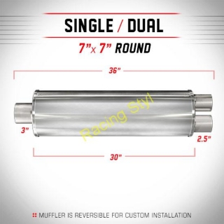 Tlumič výfuku MagnaFlow XL3 13762 76,2x63,5mm