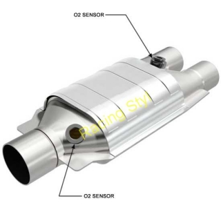 Katalyzátor MagnaFlow 99067HM duální pro dvě lambda sondy - 54mm, výstup 2x 67mm