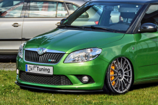 Škoda Fabia II RS přední spoiler lipa IN Tuning Matt.
