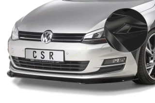VW Golf 7 přední spoiler lip Glossy Black CSR Lesk