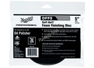 Meguiar's Soft Buff Foam Finishing Disc 5" - finišovací a voskovací kotouč pro DA leštičku (měkký) 5palcový