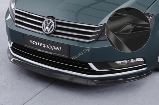 VW Passat B7 přední spoiler lipa Glossy Black CSR Lesk.