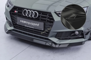 Audi A4 B9 8W S-Line/ S4 B9 8W přední spoiler lipa Glossy Black CSR Lesk